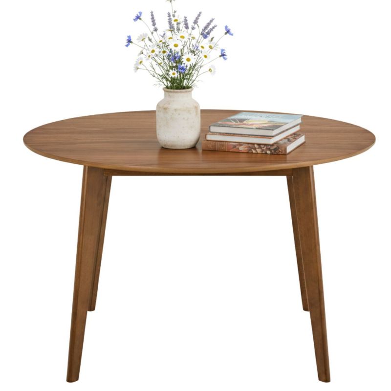 Stół do jadalni kuchni Roxby Actona okrągły 4 os. fornir orzech 120 cm 1 szt.