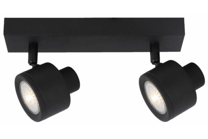 Lampa sufitowa wisząca Reality Emerson czarna wym: 13 x 24 x 7 cm 2xGU10 x 1 szt.