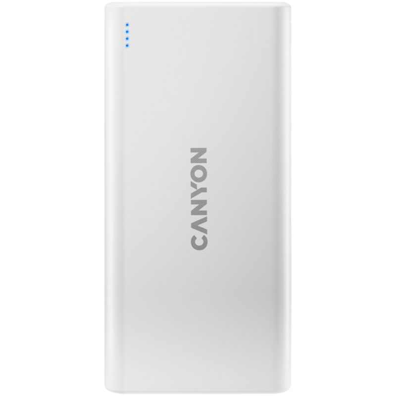Powerbank Canyon PB-106 10000 mAh biały, 1 szt.