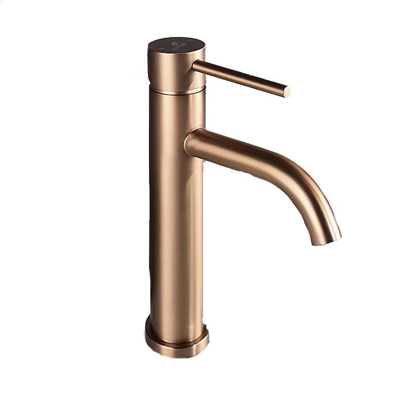 Bateria umywalkowa Lauferi REBENA mosiężna stojąca różowe złoto retro 1 szt.