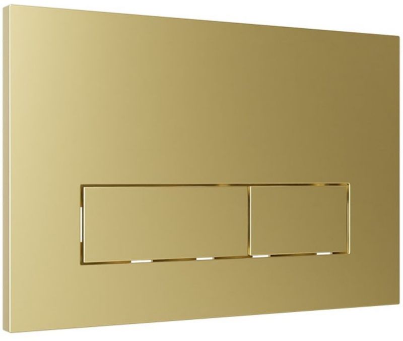 Przycisk spłukujący LaVita złoty Lav 200 mechaniczny 2 tryby ABS 1 szt.