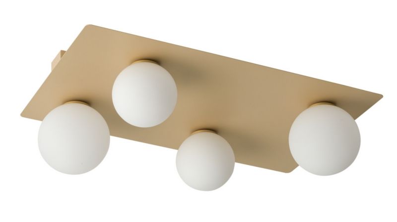 Lampa sufitowa wisząca Sigma Lighting Argon 6040 złoto-biała dekoracyjna 4xG9 x 1 szt.