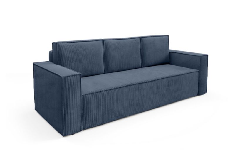 Sofa Bettso Roda 248 x 96 cm z funkcją spania granatowa 1szt.
