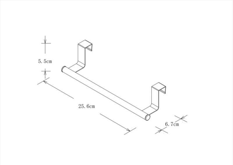 Reling na drzwi GoodHome Datil