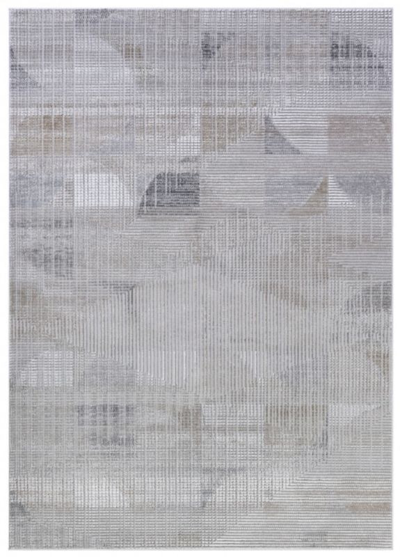 Dywan Wewnętrzny Sulmona Grigio Prostokątny Mazovia 140x200cm Brązowy Motyw Abstrakcyjny 1 szt.