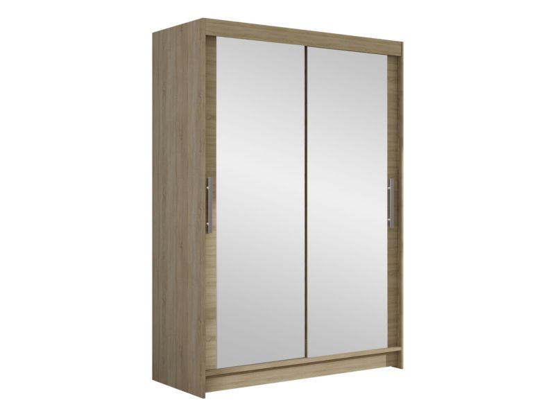 Szafa MIRJAN 24 z drzwiami przesuwnymi Miami VII dąb sonoma/lustro 1 szt.