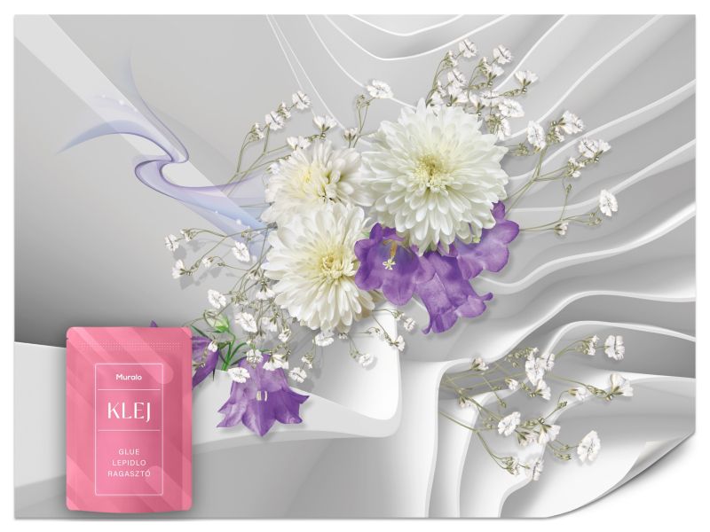 Fototapeta Muralo Kwiaty 3D Abstrakcja 100x70 cm 1szt.