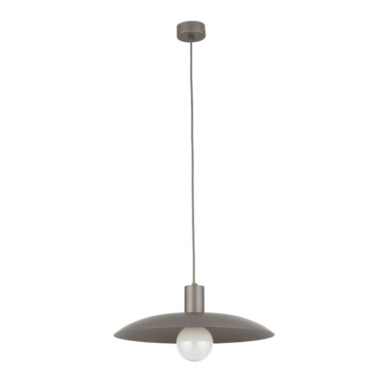 Lampa TK-Lighting wisząca metalowa Astra 1x e27 brązowa tytan prosta minimalizm -1szt.