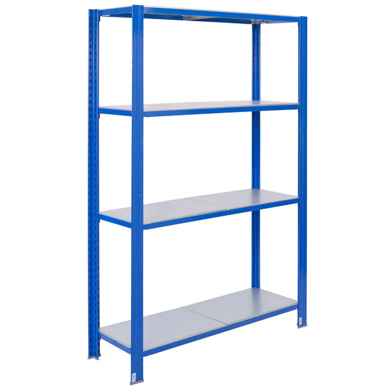 Wtykowy regał metalowy AR Shelving z profilem T z 4 półkami 200x120x40 cm 250 kg 1 szt