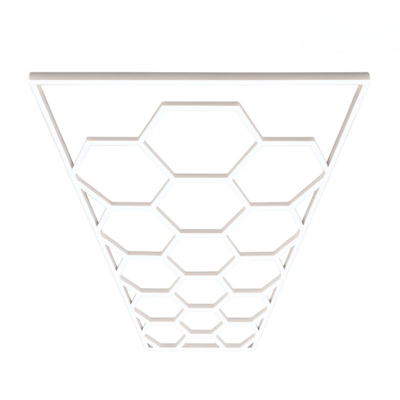 Lampa sufitowa Blaupunkt Hexagon biała modułowa wbudowany LED 650W 1 szt.