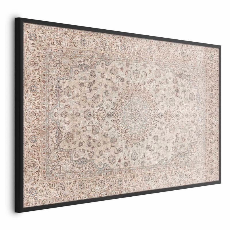 Plakat Artgeist Piaskowy dywan 30x21 cm z ramą czarną 1 szt