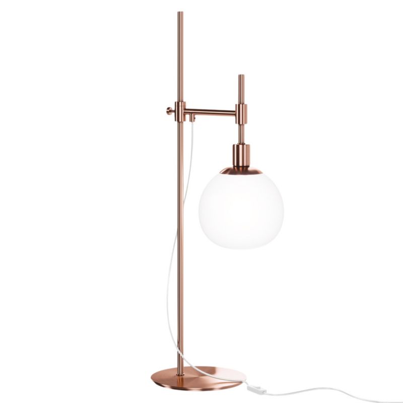 Lampa stołowa Maytoni Erich miedziano-biała 1 x E14 x 40W IP20 wym: 65 x 17 x 21.5 cm metal - 1 szt.
