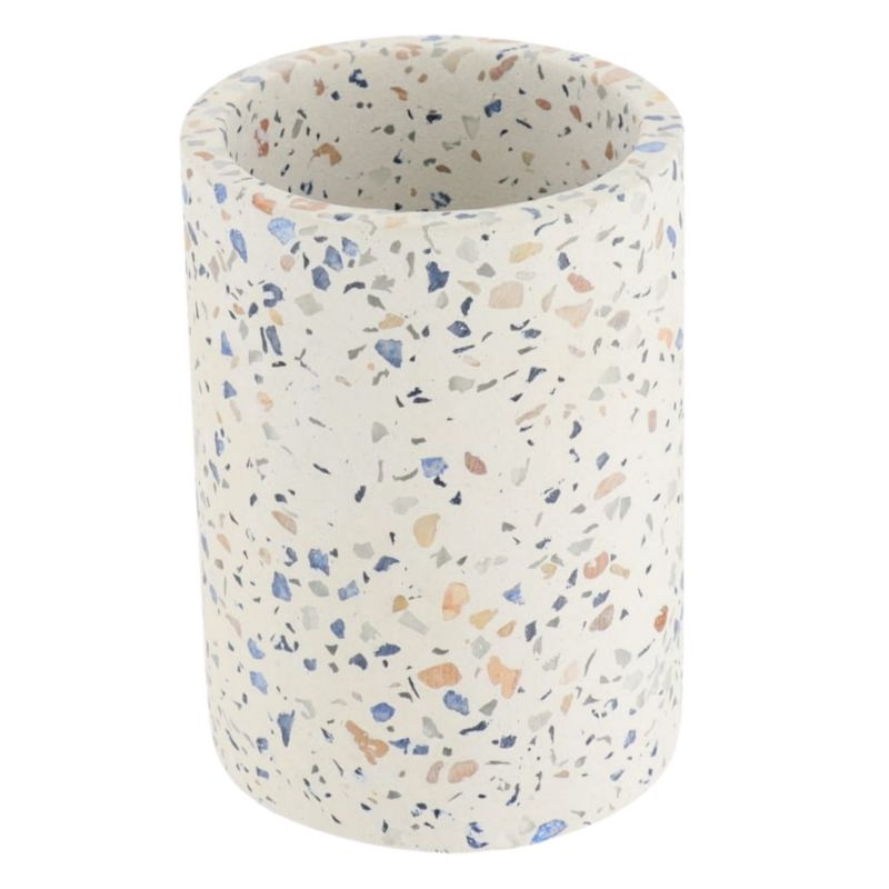 Kubek łazienkowy Terrazzo TENDANCE kolorowy lastryko 200 ml 1 szt.