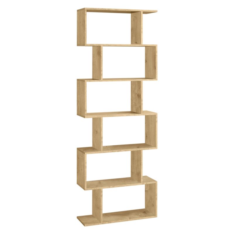 Regał na książki Songmics 70x190cm dąb artisan nowoczesny do salonu sypialni biura 1 szt.