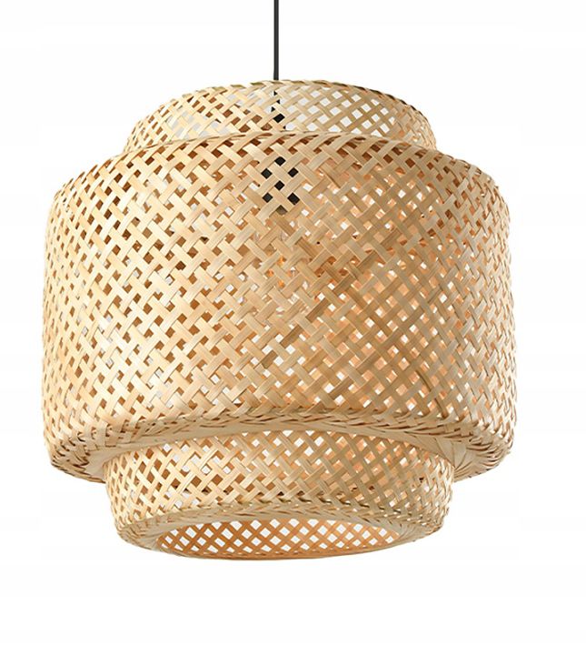 Duża Lampa Boho 40cm LLS Bambusowa E27 1szt.