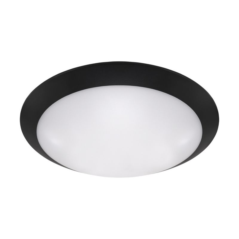 Lampa sufitowa zewnętrzna Struhm Metys czarno-biała 2 x E27 x 20W IP65 wym: 8,5 x 30 x 30 cm - 1 szt.