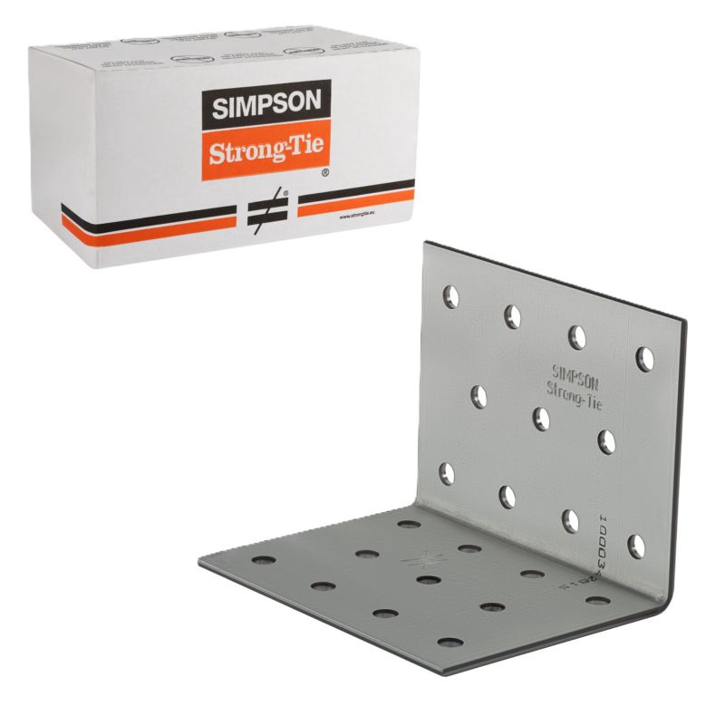 Złącza kątowe perforowane Simpson ANPS206680 Ocynkowane 60x60x2,0x80 mm 100szt