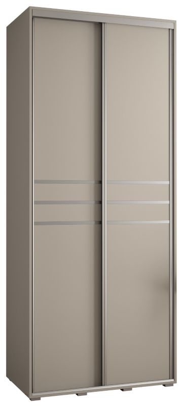 Szafa przesuwna Abiks 60 wysoka Dakota 10 100 kaszmir+kaszmir+sreb 1 szt