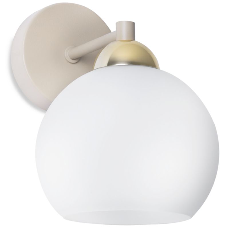 Lampa ścienna kinkiet Light Home LH Modena 1x E27 kaszmirowy/biały/złoty 1szt.