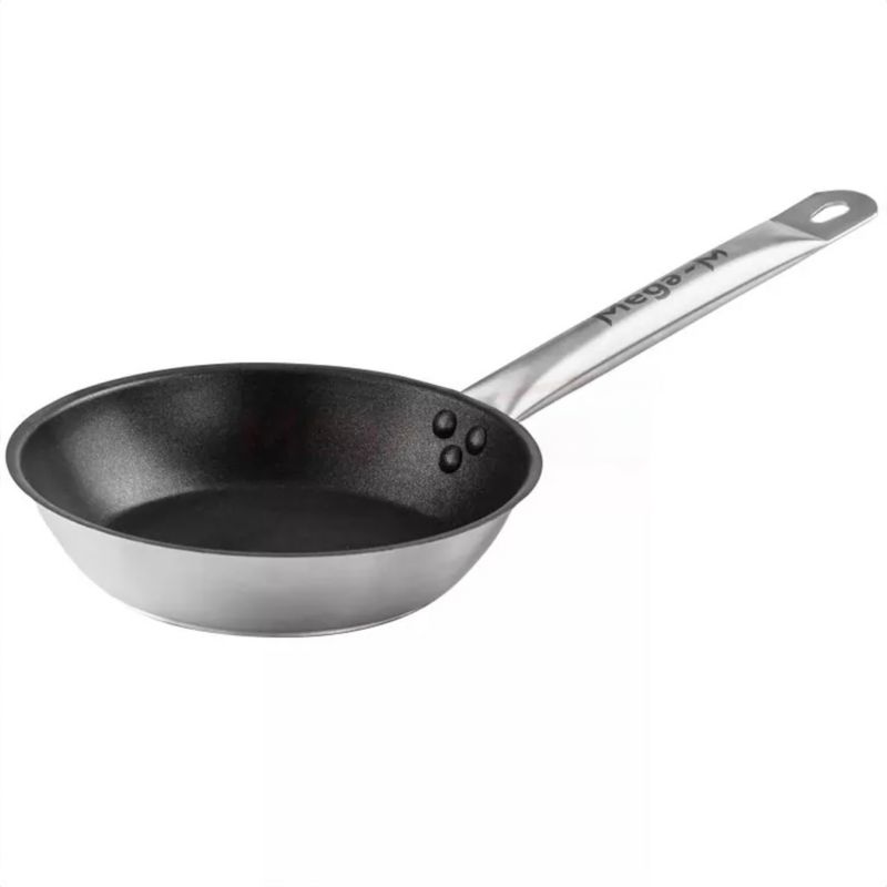 Patelnia Mega-M uniwersalna aluminiowa z powłoką nieprzywierającą wszystkie typy kuchenek 20cm 1szt.