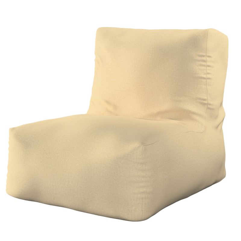 Pufa- fotel Dekoria 67 x 31 x 75 cm piaskowy szenil 1 szt.