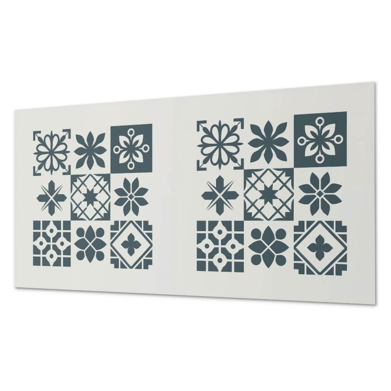 Komplet Kafelków Samoprzylepnych ArtPrintCave 40x20 cm Wzory geometryczne w układzie 10 szt.