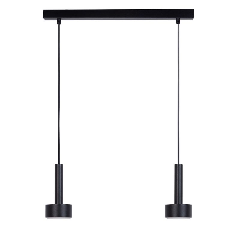 Lampa wisząca Sigma Lighting Stamp 6164 czarna nowoczesna 2xGX53 x 1 szt.