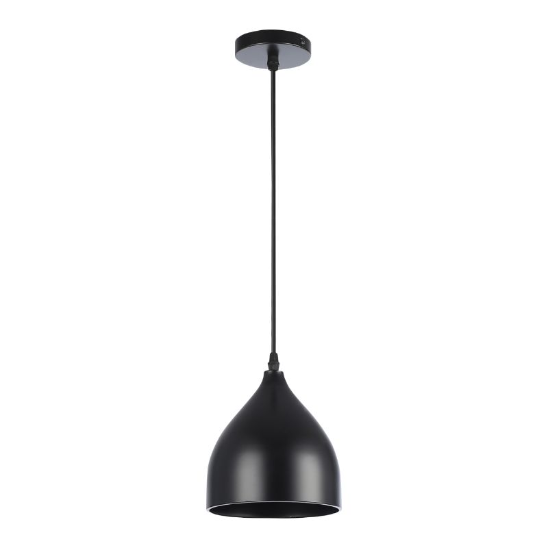Lampa wisząca, DPM, E27, czarna, 1szt