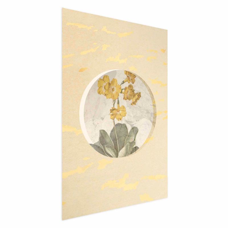 Plakat Artgeist Kwiat w kole 60x90 cm bez ramy 1 szt