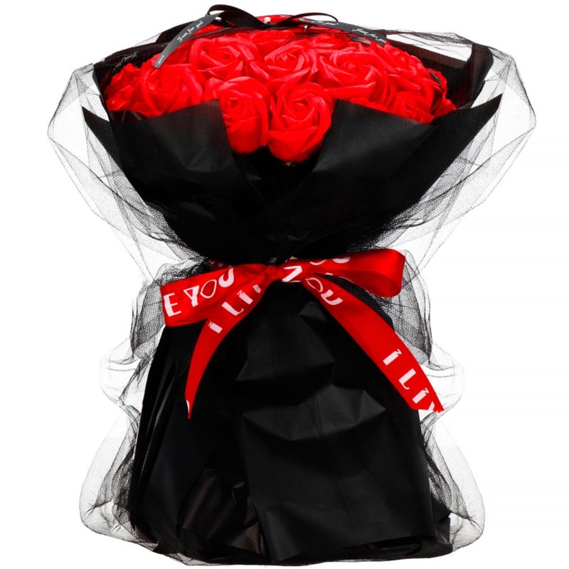 Róże mydlane Springos 32 szt.czerwone 1 kpl.