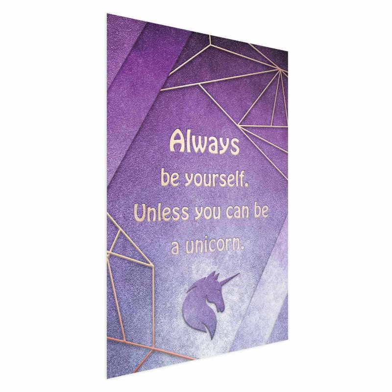 Plakat Artgeist Bądź sobą 29,7x42 cm bez ramy 1 szt