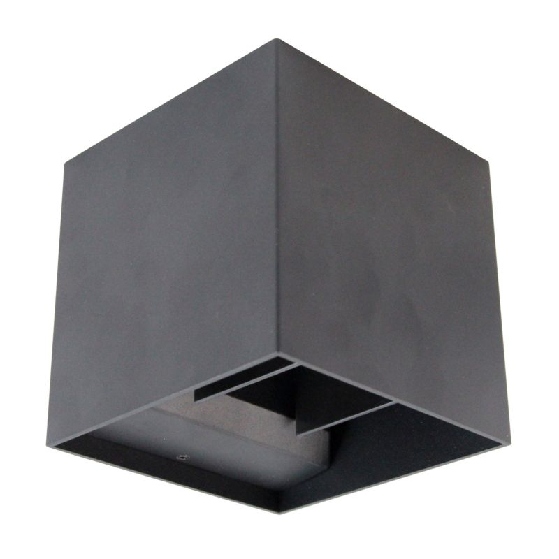 Kinkiet zewnętrzny elewacyjny LED MasterLED Kira 6W IP54 4000K neutralna biel regulacja lampa antracyt 1 szt.