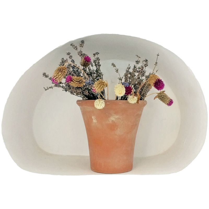 Naklejka 3D Dziura Wallfluent Suche kwiaty 60x41 cm Iluzja optyczna Metamorfoza wnętrza 1 rol.