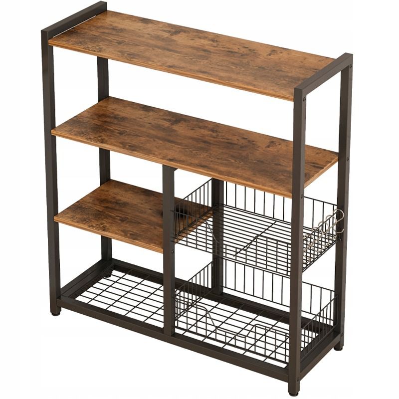 Regał Rebiko szafka kuchenna ciemny brąz 1 szt