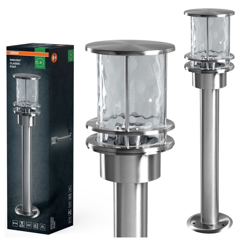 Lampa Ogrodowa Osram Słupek Zewnętrzny Stojący E27 Aluminium IP44 1 szt.