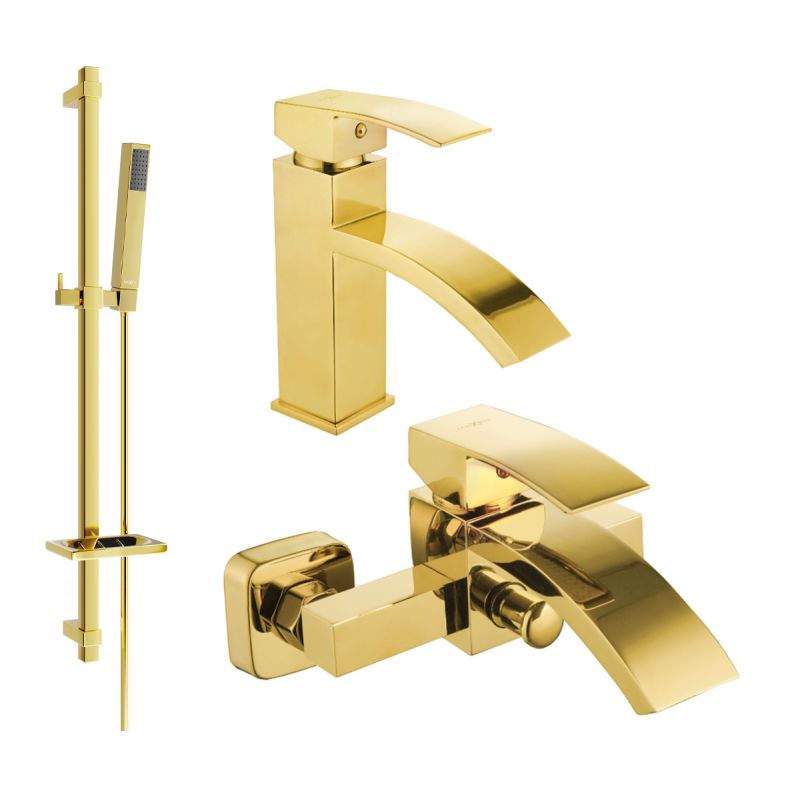 Zestaw wannowy Mexen Libra złoty 745103DQ77-50 1 szt.