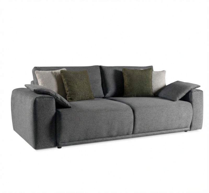 Sofa rozkładana QUEEN 256x120cm Funkcja spania Szara Wilma 1szt.