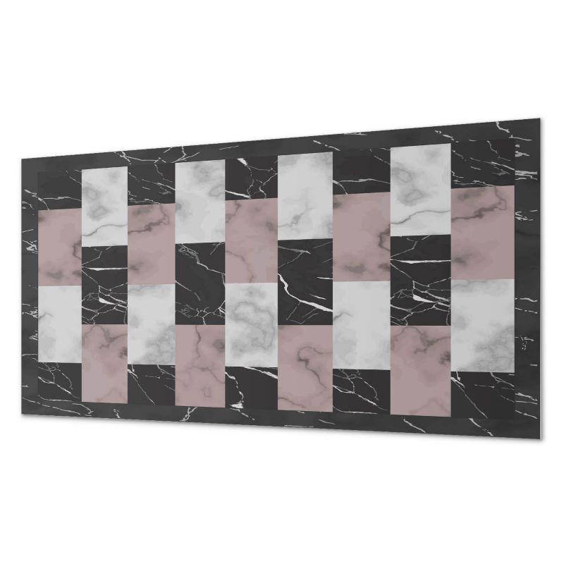 Ścienny Panel PCV Samoprzylepny ArtPrintCave 100x50 cm Wzór marmurowych płytek 1 szt.