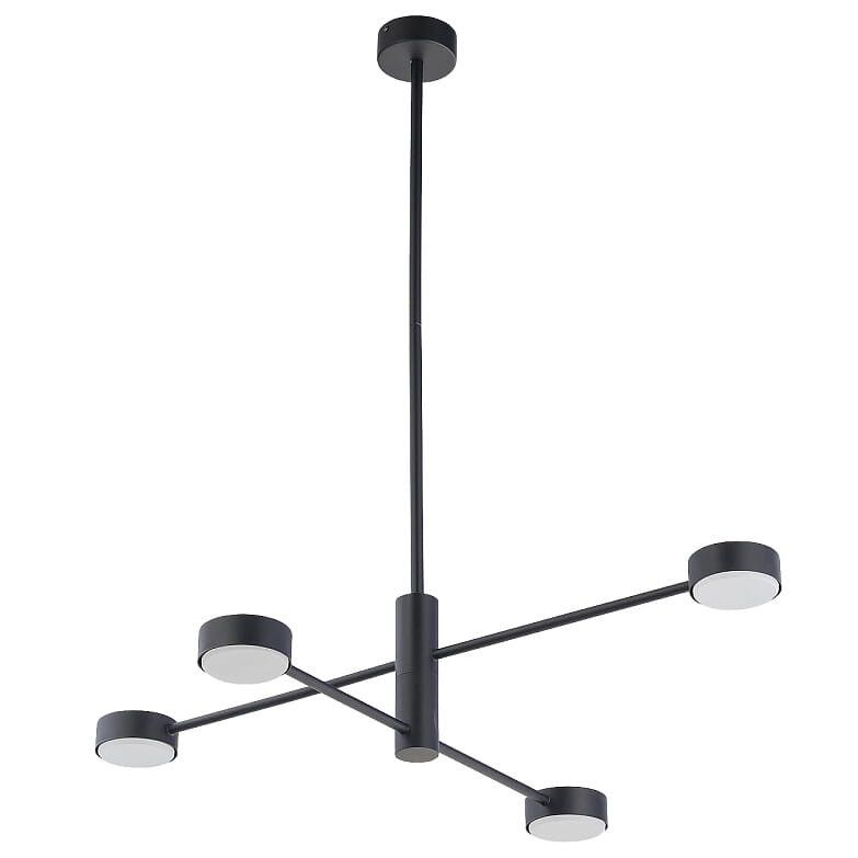 Lampa sufitowa wisząca Nowodvorski Lighting Orbit czarna wym: 77,5 x 84,5 x 84,5 cm 4xGX53 x 8W 1 szt.