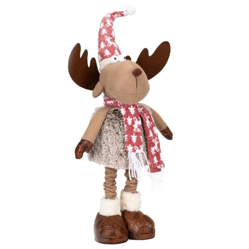 Renifer świąteczny Springos 54-70 cm z teleskopowymi nóżkami 1 szt.