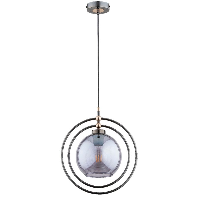 Lampa wisząca obrotowe obręcze Alfa MANDI czarna 1xE27x15W IP20 wym:81,5x32,5x32,5cm - 1 szt.