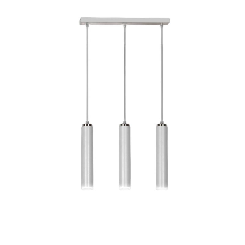 Lampa sufitowa Emibig Luna biała chromowana wym: 100 x 45 x 8 cm 3xGU10 x 10W 1 szt.