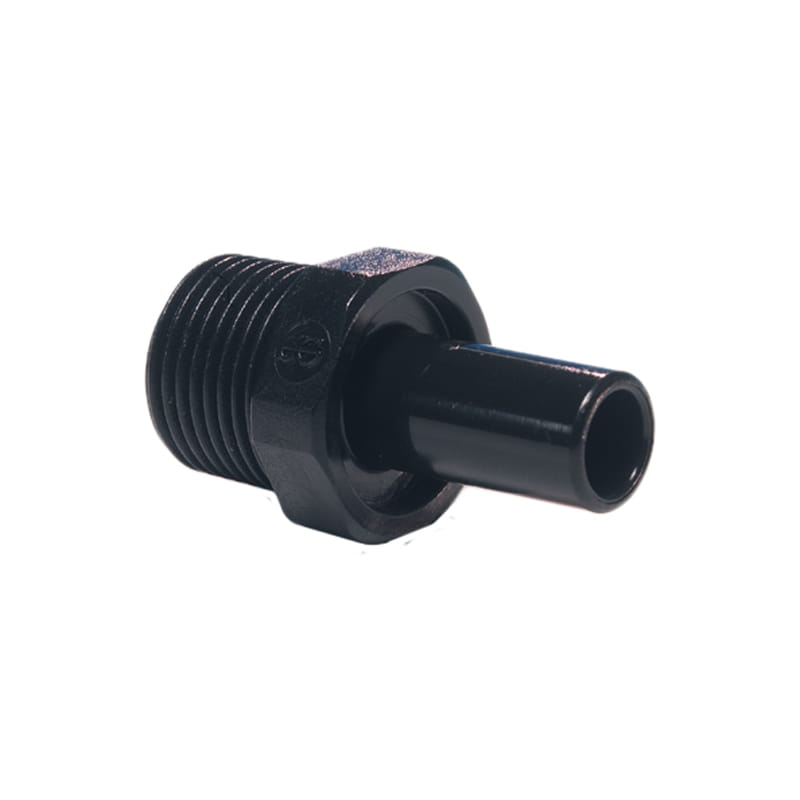 PM050501E John Guest króciec wkręcany (gwint stożkowy) 5 mm x gwint 1/8“ BSPT.