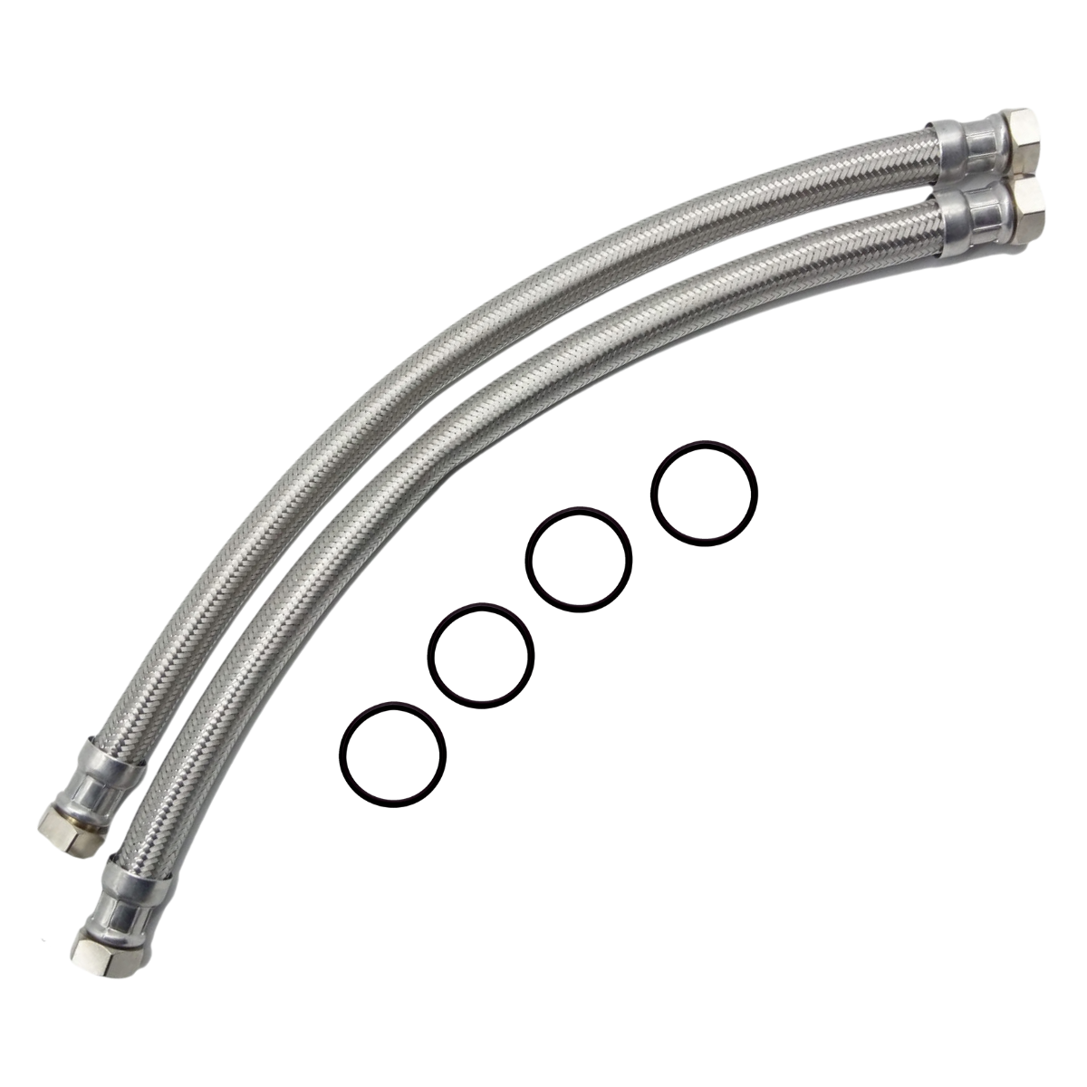 Zestawy węży przyłączeniowych BWT do zmiękczacza wody. 1'' x 3/4'' - 2 x 70 cm.