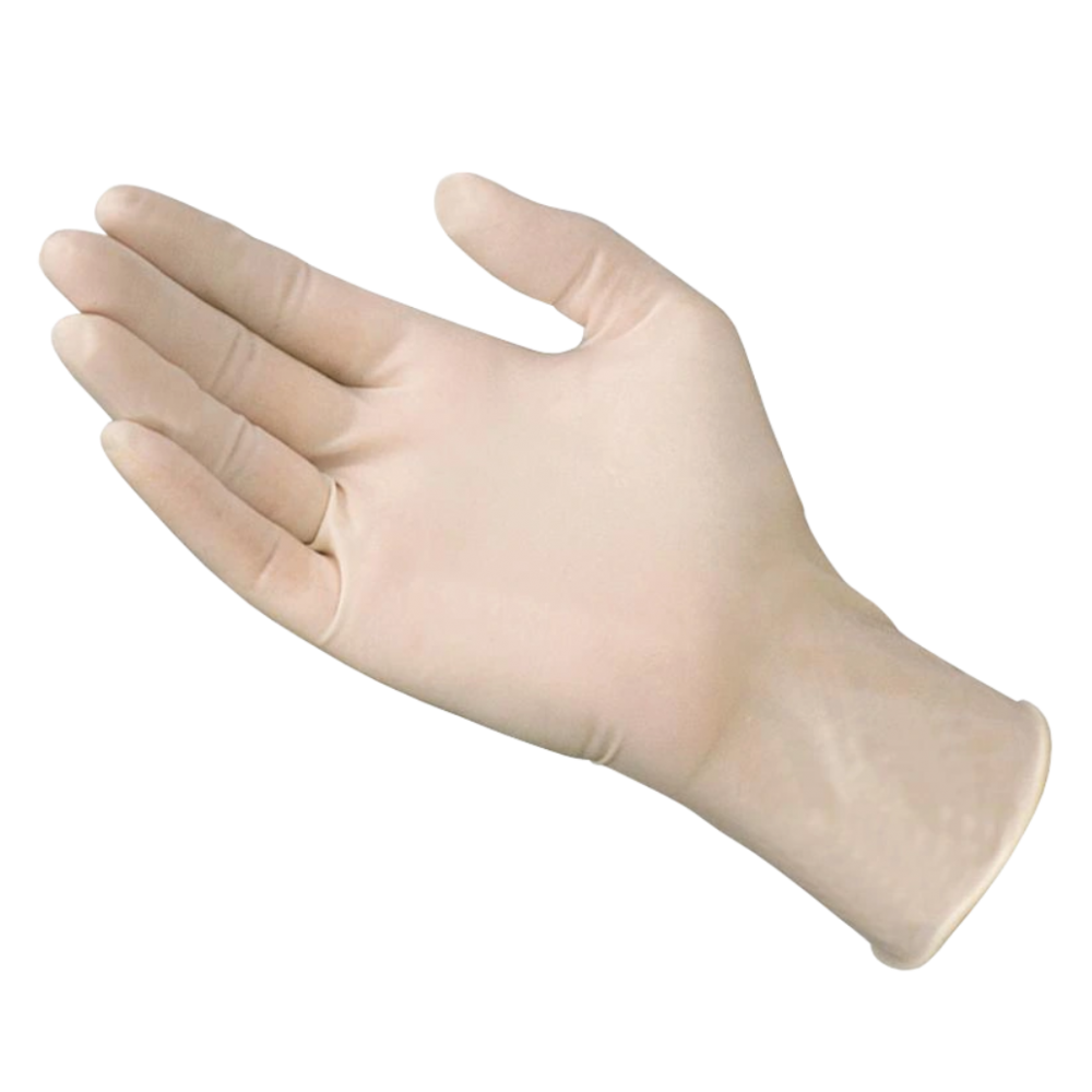 Rękawice Lateksowe Diagnostyczne, Pudrowane - 100szt L - Opakowania.Online