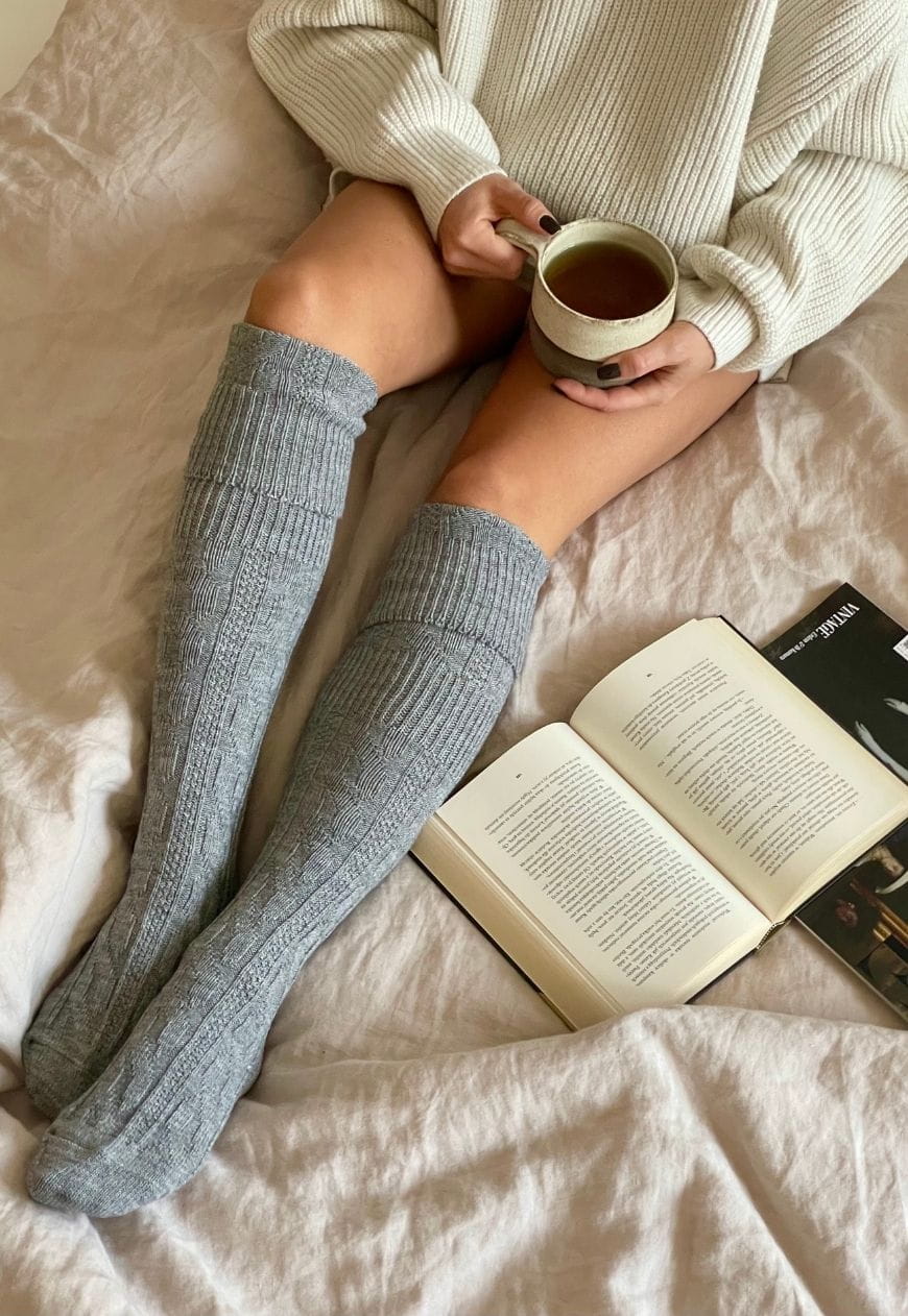 Lillow - PODKOLANÓWKI - szare - Uszyto w Polsce