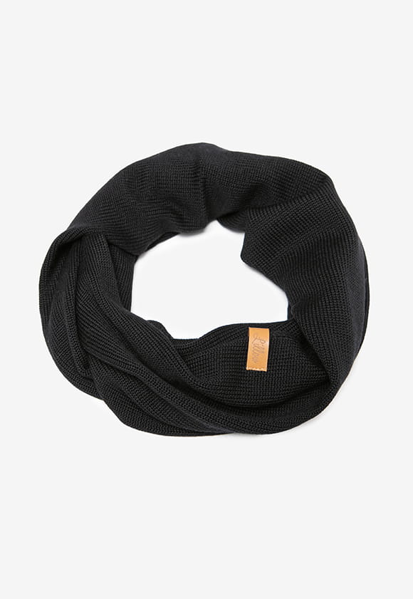 Lillow - WEŁNIANY KOMIN DAMSKI - czarny - Uszyto w Polsce