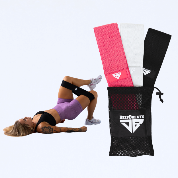 Gumy do ćwiczeń - Bubble Gum Hip Band - Deep Breath