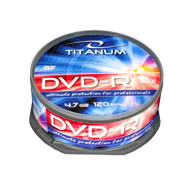 TITANUM DVD-R x8 4,7GB c-25 - Henryx24