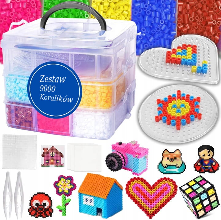 Koraliki do prasowania 9000 sztuk - Henryx24